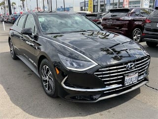2021 Hyundai Sonata Hybrid Blue KMHL24JJ0MA017821 2021 Hyundai Sonata Hybrid Blue