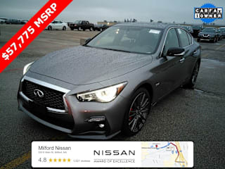 2018 Infiniti Q50 Red Sport 400 JN1FV7AR2JM480010 2018 Infiniti Q50 Red Sport 400