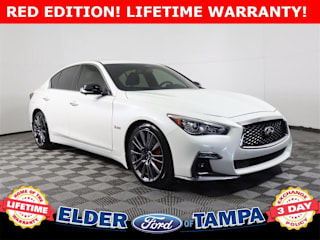 2018 Infiniti Q50 Red Sport 400 JN1FV7AP6JM460955 2018 Infiniti Q50 Red Sport 400