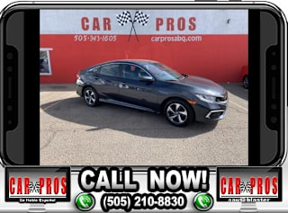 2019 Honda Civic LX 2HGFC2F62KH601208 2019 Honda Civic LX