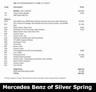 2021 Mercedes-Benz C-Class W1KWF8EB4MR620715 2021 Mercedes-Benz C-Class