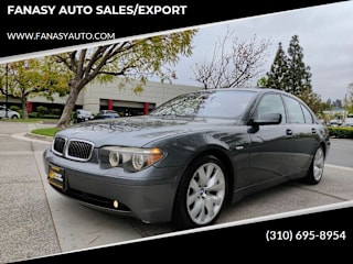 2004 BMW 7 Series 745i WBAGL63404DP71190 2004 BMW 7 Series 745i
