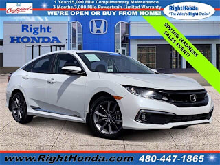 2020 Honda Civic EX 19XFC1F37LE012439 2020 Honda Civic EX