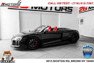 2017 Audi R8 5.2 quattro V10 Spyder WUAVACFX5H7905056 2017 Audi R8 5.2 quattro V10 Spyder