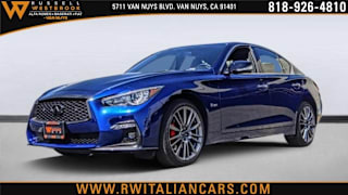 2018 Infiniti Q50 Red Sport 400 JN1FV7AR7JM700340 2018 Infiniti Q50 Red Sport 400