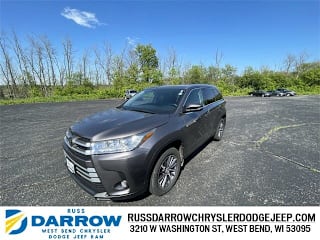 2019 Toyota Highlander XLE 5TDJZRFH4KS581918 2019 Toyota Highlander XLE