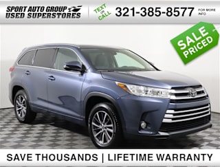 2018 Toyota Highlander XLE 5TDKZRFH9JS240131 2018 Toyota Highlander XLE