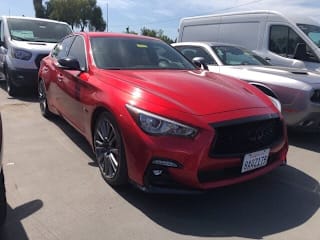 2018 Infiniti Q50 Red Sport 400 JN1FV7AP4JM460078 2018 Infiniti Q50 Red Sport 400