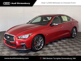2018 Infiniti Q50 Red Sport 400 JN1FV7AR7JM481122 2018 Infiniti Q50 Red Sport 400