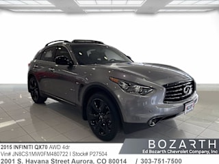 2015 Infiniti QX70 Base JN8CS1MW0FM480722 2015 Infiniti QX70 Base
