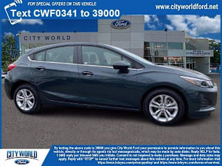 2019 Chevrolet Cruze LT 3G1BE6SM9KS600341 2019 Chevrolet Cruze LT