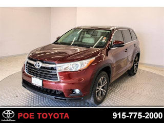 2016 Toyota Highlander XLE 5TDKKRFH4GS156201 2016 Toyota Highlander XLE