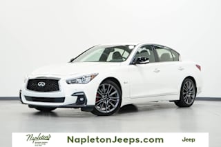 2018 Infiniti Q50 Red Sport 400 JN1FV7AR8JM480075 2018 Infiniti Q50 Red Sport 400
