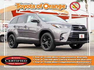 2019 Toyota Highlander SE 5TDKZRFH8KS569274 2019 Toyota Highlander SE