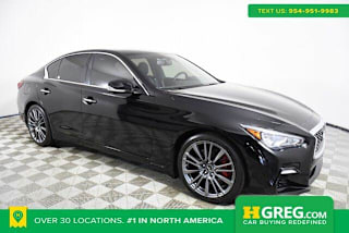 2018 Infiniti Q50 Red Sport 400 JN1FV7AP1JM461267 2018 Infiniti Q50 Red Sport 400