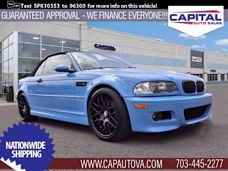 2005 BMW M3 Base WBSBR93465PK10353 2005 BMW M3 Base
