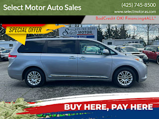 2013 Toyota Sienna XLE 8-Passenger 5TDYK3DC5DS335907 2013 Toyota Sienna XLE 8-Passenger