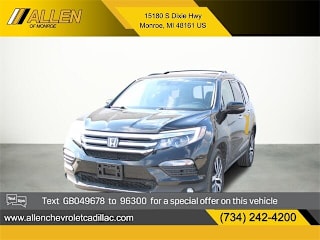 2016 Honda Pilot Touring 5FNYF6H93GB049678 2016 Honda Pilot Touring
