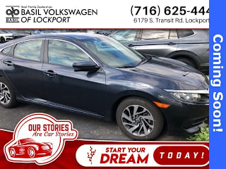 2018 Honda Civic EX 2HGFC2F78JH606842 2018 Honda Civic EX