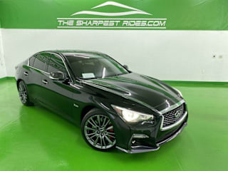 2018 Infiniti Q50 Red Sport 400 JN1FV7AR8JM480710 2018 Infiniti Q50 Red Sport 400