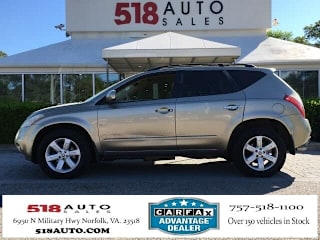 2006 Nissan Murano S JN8AZ08W16W527588 2006 Nissan Murano S