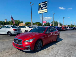 2018 Infiniti Q50 Red Sport 400 JN1FV7AP3JM460346 2018 Infiniti Q50 Red Sport 400
