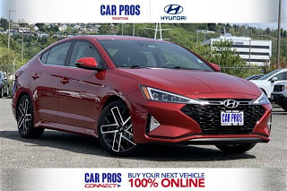 2019 Hyundai Elantra Sport KMHD04LB2KU870751 2019 Hyundai Elantra Sport