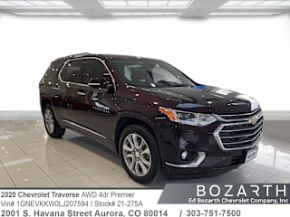 2020 Chevrolet Traverse Premier 1GNEVKKW0LJ207594 2020 Chevrolet Traverse Premier