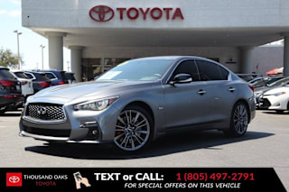 2018 Infiniti Q50 Red Sport 400 JN1FV7AR1JM481410 2018 Infiniti Q50 Red Sport 400