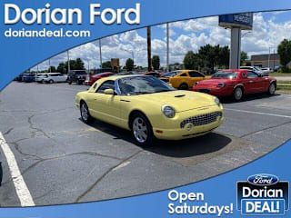 2002 Ford Thunderbird Deluxe 1FAHP60A32Y124039 2002 Ford Thunderbird Deluxe