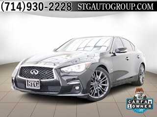 2018 Infiniti Q50 Red Sport 400 JN1FV7AP5JM460378 2018 Infiniti Q50 Red Sport 400
