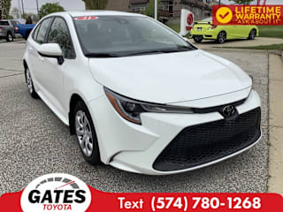 2021 Toyota Corolla LE JTDEPMAE7MJ119795 2021 Toyota Corolla LE