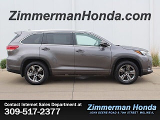 2019 Toyota Highlander Limited 5TDDZRFH5KS922160 2019 Toyota Highlander Limited