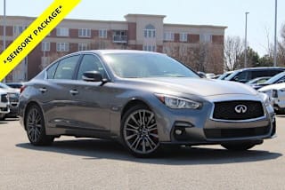 2018 Infiniti Q50 Red Sport 400 JN1FV7AR4JM480090 2018 Infiniti Q50 Red Sport 400