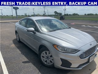 2019 Ford Fusion S 3FA6P0G7XKR113911 2019 Ford Fusion S
