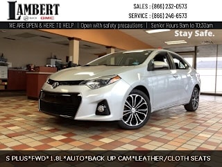 2015 Toyota Corolla S Plus 2T1BURHE7FC367610 2015 Toyota Corolla S Plus