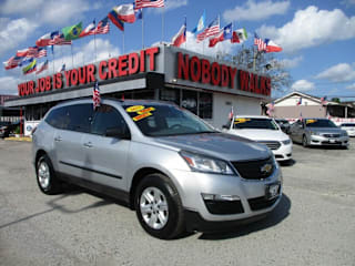 2015 Chevrolet Traverse LS 1GNKRFKD7FJ349202 2015 Chevrolet Traverse LS