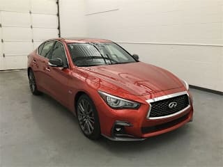 2018 Infiniti Q50 Red Sport 400 JN1FV7AR6JM481175 2018 Infiniti Q50 Red Sport 400