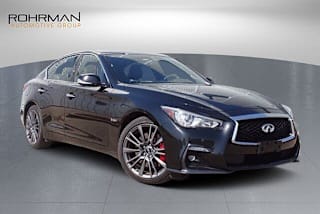 2018 Infiniti Q50 Red Sport 400 JN1FV7ARXJM480322 2018 Infiniti Q50 Red Sport 400
