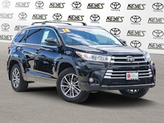 2018 Toyota Highlander XLE 5TDKZRFH4JS259640 2018 Toyota Highlander XLE