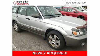 2003 Subaru Forester XS JF1SG65613H740043 2003 Subaru Forester XS