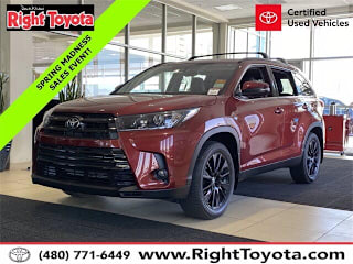 2019 Toyota Highlander SE 5TDJZRFH1KS612249 2019 Toyota Highlander SE