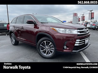 2018 Toyota Highlander XLE 5TDKZRFH4JS272811 2018 Toyota Highlander XLE