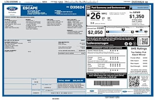 2013 Ford Escape 1FMCU0GX3DUD35624 2013 Ford Escape