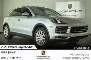 2021 Porsche Cayenne Base WP1AA2AY7MDA01760 2021 Porsche Cayenne Base