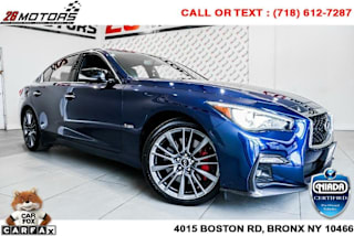 2018 Infiniti Q50 Red Sport 400 JN1FV7AR9JM481221 2018 Infiniti Q50 Red Sport 400