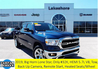2019 Ram Pickup 1500 Big Horn 1C6SRFFT2KN895359 2019 Ram Pickup 1500 Big Horn