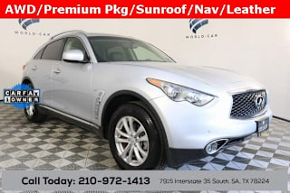 2017 Infiniti QX70 JN8CS1MW2HM412876 2017 Infiniti QX70