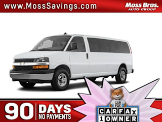 2019 Chevrolet Express Passenger LT 3500 1GAZGPFG3K1195503 2019 Chevrolet Express Passenger LT 3500