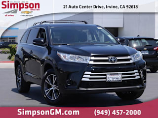 2018 Toyota Highlander LE 5TDZZRFH0JS258547 2018 Toyota Highlander LE